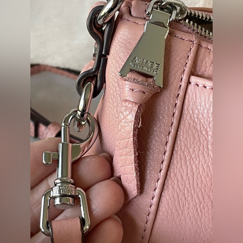Aimee Kestenberg Riverside convertible crossbody bag pink silver - Picture 5 of 14